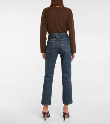 Virginia high-rise slim jeans | Slvrlake