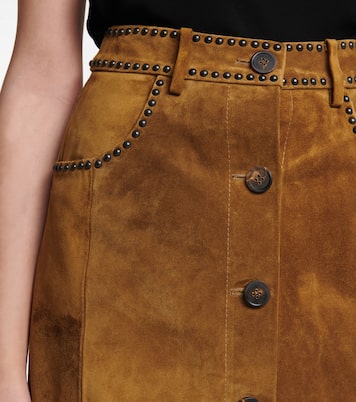 Falda midi de gamuza | Golden Goose