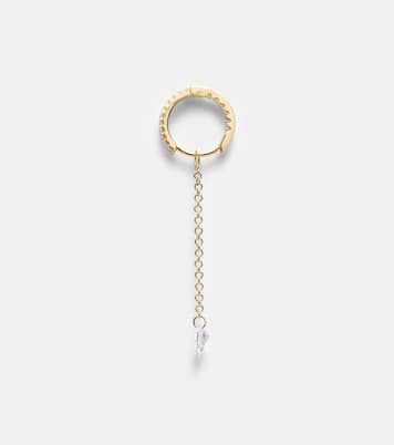 Boucle d'oreille unique Pendulum en or jaune 18 ct et diamant | Maria Tash