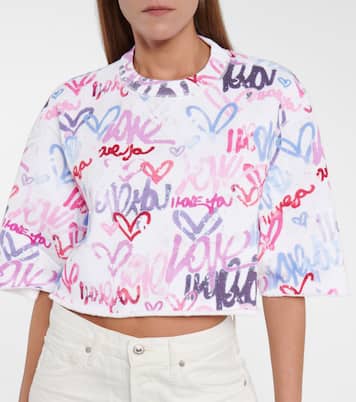 Cropped-Sweatshirt Minazio | Isabel Marant