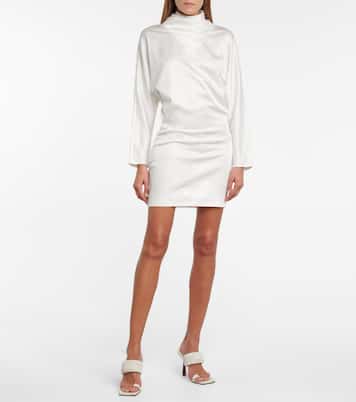 Vestido corto de satén | Rta