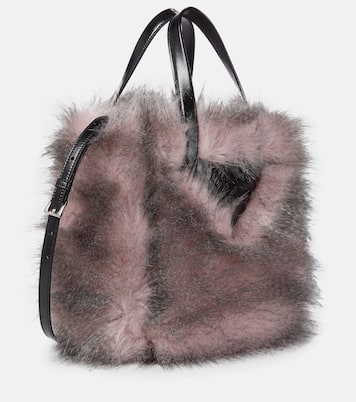 Sac en fourrure synthétique et cuir | Prada
