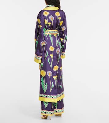 Peignoir imprimé en soie | Dolce&Gabbana