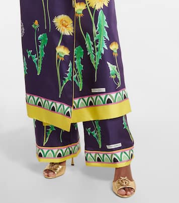 Peignoir imprimé en soie | Dolce&Gabbana