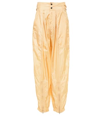 Pantaloni Olga in misto seta a vita alta | Isabel Marant