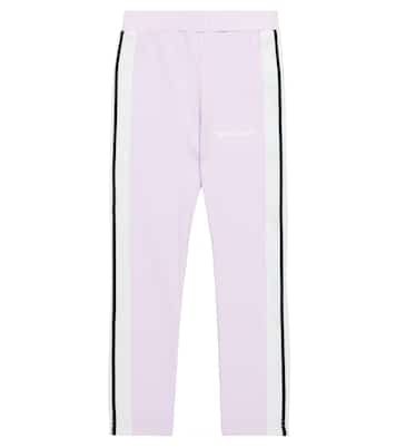 Logo cotton leggings | Palm Angels Kids