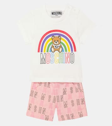 Baby - T-shirt e shorts in cotone | Moschino Kids