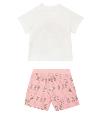 Baby - T-shirt e shorts in cotone | Moschino Kids