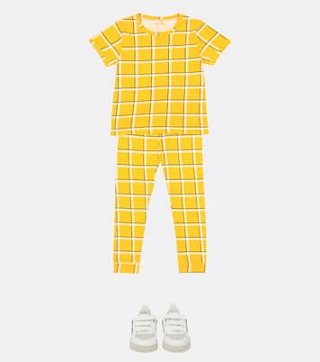 Kariertes T-Shirt aus Baumwolle | Mini Rodini