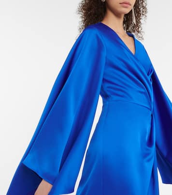 Robe aus Satin | Rasario