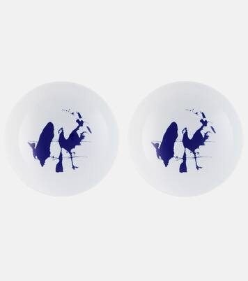 x Ginori 1735 Neige set of 2 soup plates | Cassina
