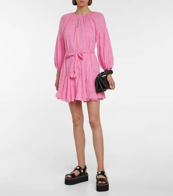 Gracie cotton minidress | Velvet