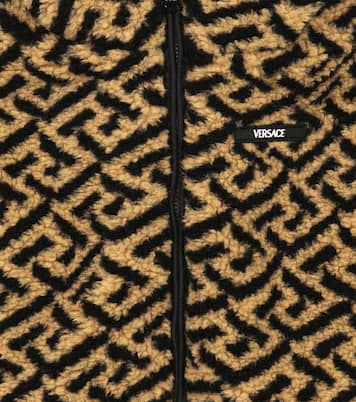 Baby Greca printed hooded jacket | Versace Kids