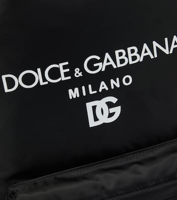 Zaino in nylon con logo | Dolce&Gabbana Kids