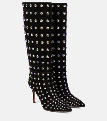 Botas altas Spectra de ante adornadas | Gianvito Rossi