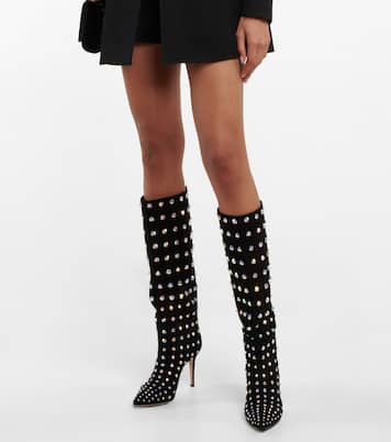 Botas altas Spectra de ante adornadas | Gianvito Rossi