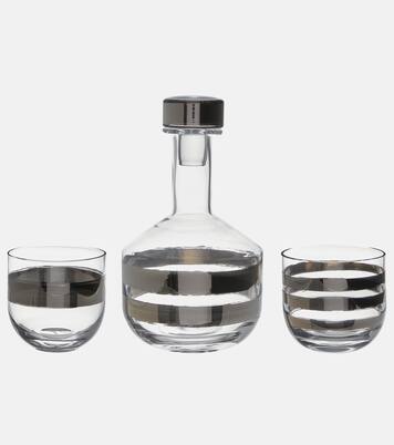 Tank whiskey glasses and decanter set | Tom Dixon