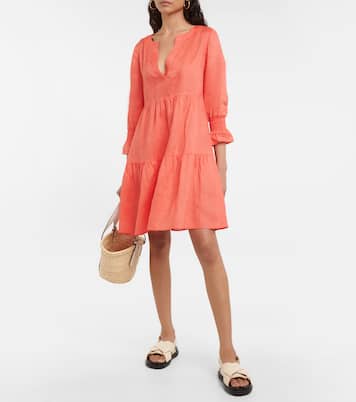 Moroccan Sands linen minidress | Heidi Klein