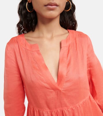 Moroccan Sands linen minidress | Heidi Klein