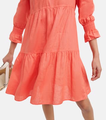 Moroccan Sands linen minidress | Heidi Klein