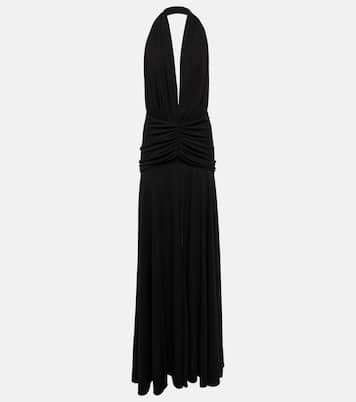 Abito lungo con scollo all’americana | Alaïa