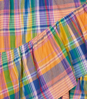 Breena checked cotton poplin skirt | Molo