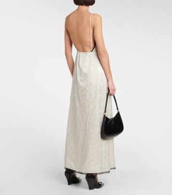 Abito lungo con pizzo | Prada