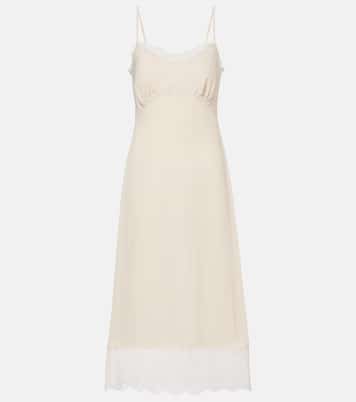 Abito sottoveste in crêpe de chine | Simone Rocha