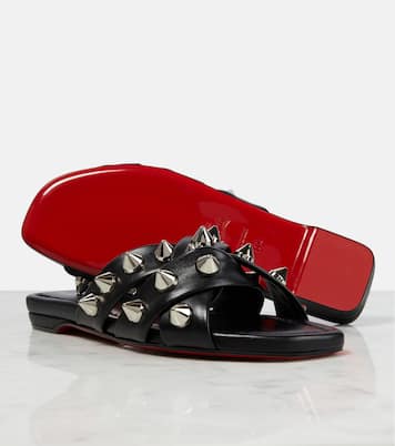 Sandali Miss Spike Club in pelle | Christian Louboutin