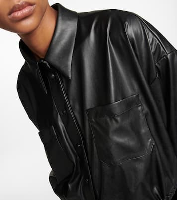 Camicia Sleek Comfort in similpelle | Dorothee Schumacher