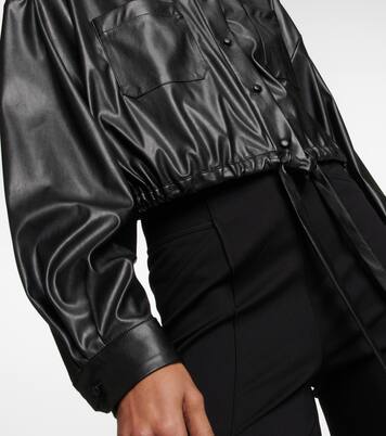 Camicia Sleek Comfort in similpelle | Dorothee Schumacher