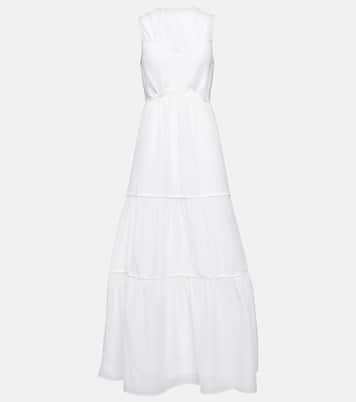 Emme tiered cotton and silk dress | SIR