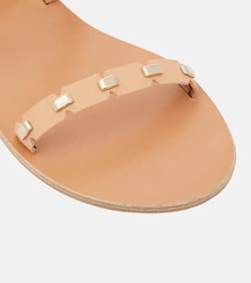 Coco embellished leather sandals | Ancient Greek Sandals