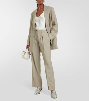 High-rise wide-leg pants | Acne Studios
