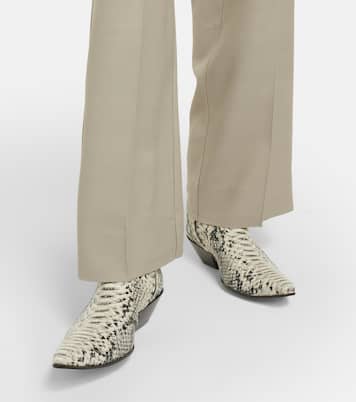 High-rise wide-leg pants | Acne Studios