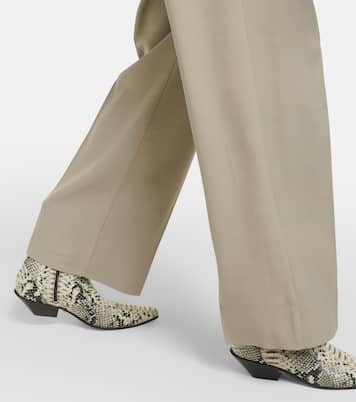 High-rise wide-leg pants | Acne Studios