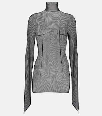 Turtleneck mesh top | Ann Demeulemeester
