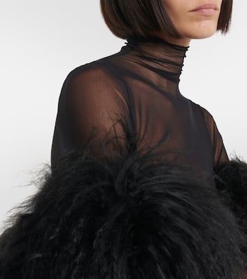 Turtleneck mesh top | Ann Demeulemeester