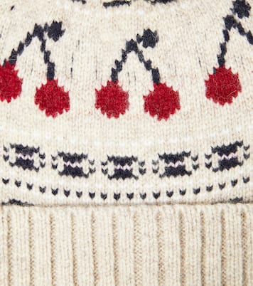 Brigitte intarsia wool beanie | Bonpoint