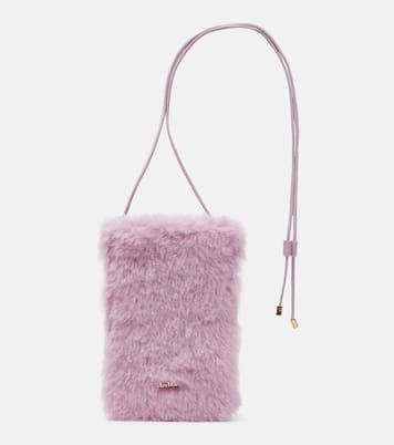 Borsa porta cellulare Crossy in teddy | Max Mara