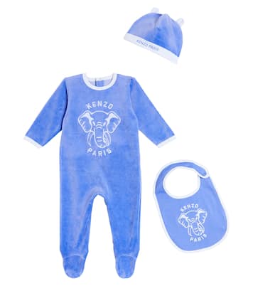 Bebé - set de body, babero y gorro de algodón | Kenzo Kids
