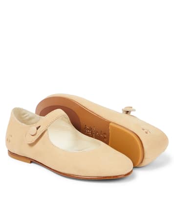 Ella suede Mary Jane ballet flats | Bonpoint