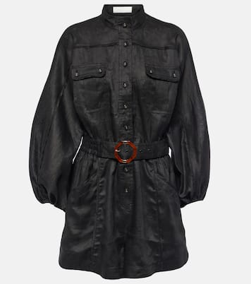 Mono de lino con cinturón | Zimmermann