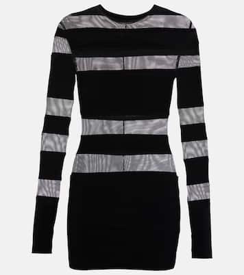 Spliced Pickleball jersey minidress | Norma Kamali