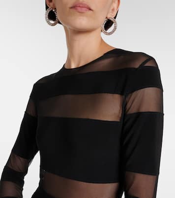 Spliced Pickleball jersey minidress | Norma Kamali