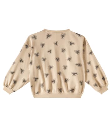 Felpa in pile di misto cotone con stampa | Rylee + Cru