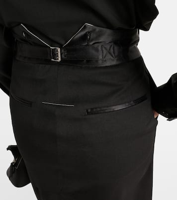 Falda larga plisada | MM6 Maison Margiela