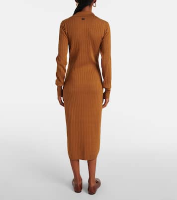 Robe midi en soie et coton | Tod's