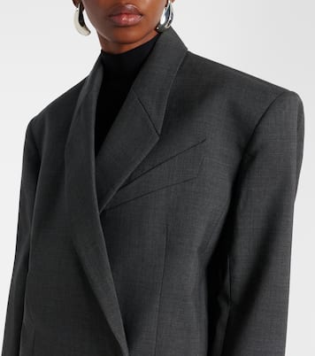 Blazer oversize en laine vierge | Mugler