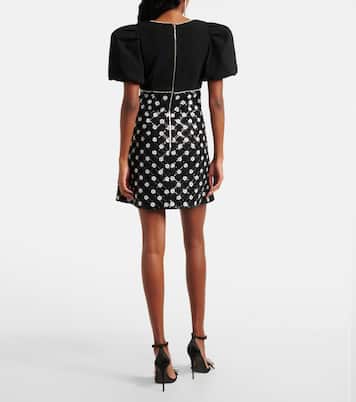 Minikleid Alvia mit Pailletten und Kristallen | Rebecca Vallance